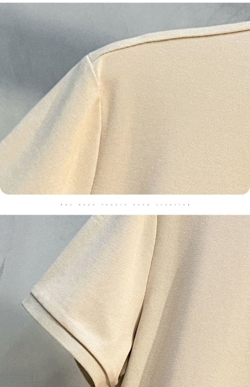 Vente en gros de vêtements pour hommes, t-shirts d'été à manches courtes, polos slim à revers, hauts décontractés tendance pour jeunes hommes_voghion.com