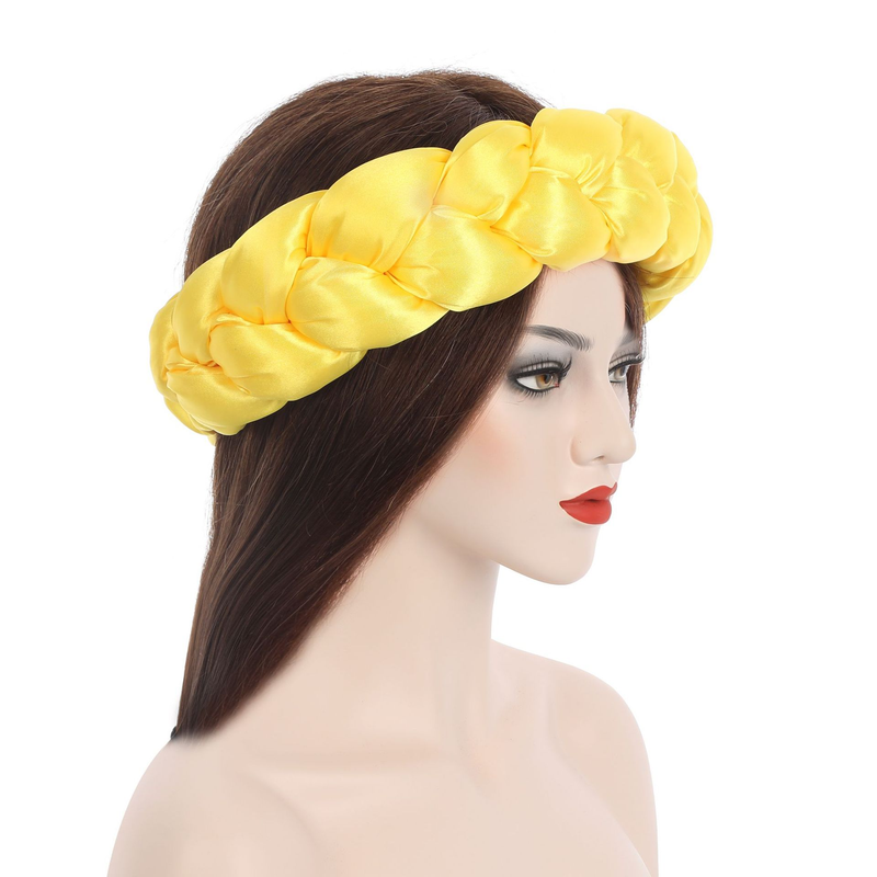 Multi Color Satijnen Twist Gevlochten Haarelastiekjes En Haarringen Voor Dames_voghion.com