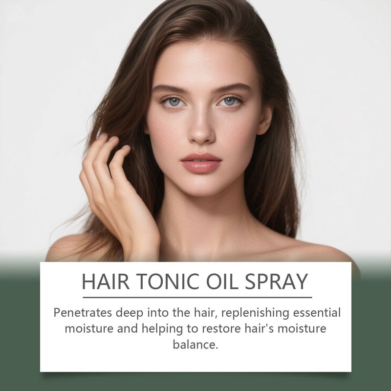 Hoegoa Essential Oil Moisturizes Cares For Scalp, Hydrates And Strengthens Hair, Silky Smooth Hair Care Spray_voghion.com