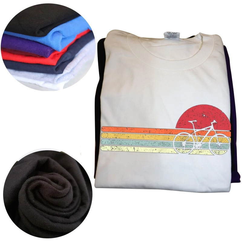 Magliette da ciclista retrò per ciclista Grafica in cotone Streetwear Manica corta Regali di compleanno T-shirt stile estivo Abbigliamento da uomo_voghion.com