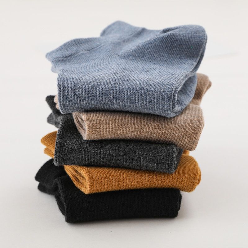 2025d Men's Spring Summer Thin Deodorant Mid-Calf Sweat-Absorbing Low-Cut Breathable Boat Socks Trendy Short Tube Heel_voghion.com
