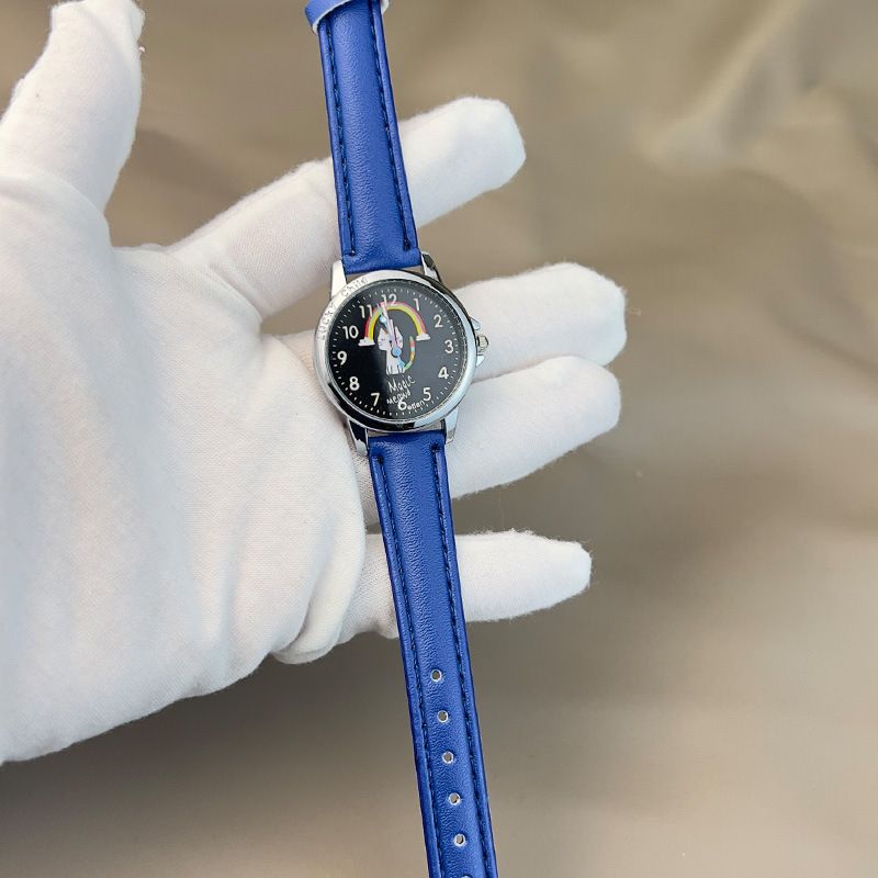 Modische Quarzuhr für Kinder, süße Studentenuhr, Katze, digital, buchstäblich Uhr für die Arbeit, täglich, Muttertag, Geburtstag, Jahrestag, Valentinstag, Geschenk_voghion.com