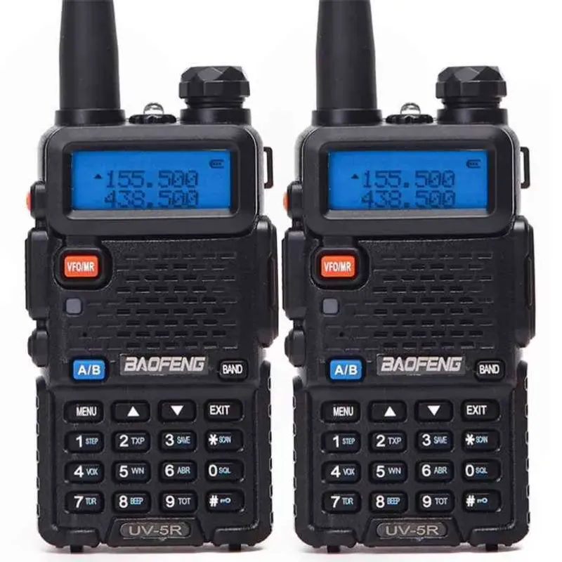 Lepsza jakość 1 lub 2 szt. Baofeng BF-UV5R Radio amatorskie przenośne krótkofalówki Pofung UV-5R 5W VHF/UHF dwuzakresowe dwukierunkowe UV 5r CB 210817_voghion.com