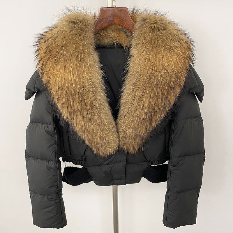 Frauen Kleidung Winter neue stil kleine größe mode warme unten jacke kurze jacke mantel kragen frauen_voghion.com