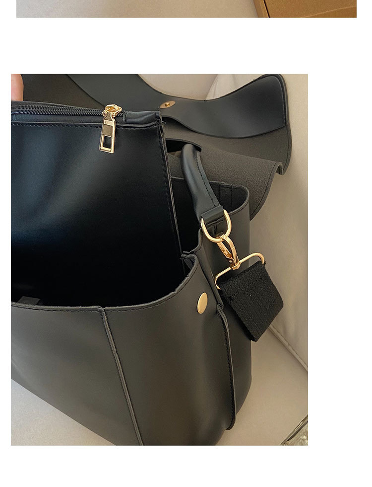 Borsa di grande capacità, Autunno e inverno, Nuovo stile alla moda ed elegante, Valigetta semplice e retrò, Design di nicchia femminile, Borsa a tracolla con una spalla_voghion.com