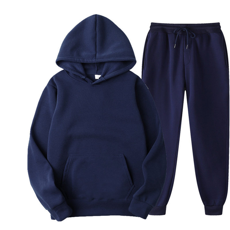 Kalifornien Koppel Hierscht/Wanter Sport-Set mat Kapuzen- a Fleece-Pullover_voghion.com