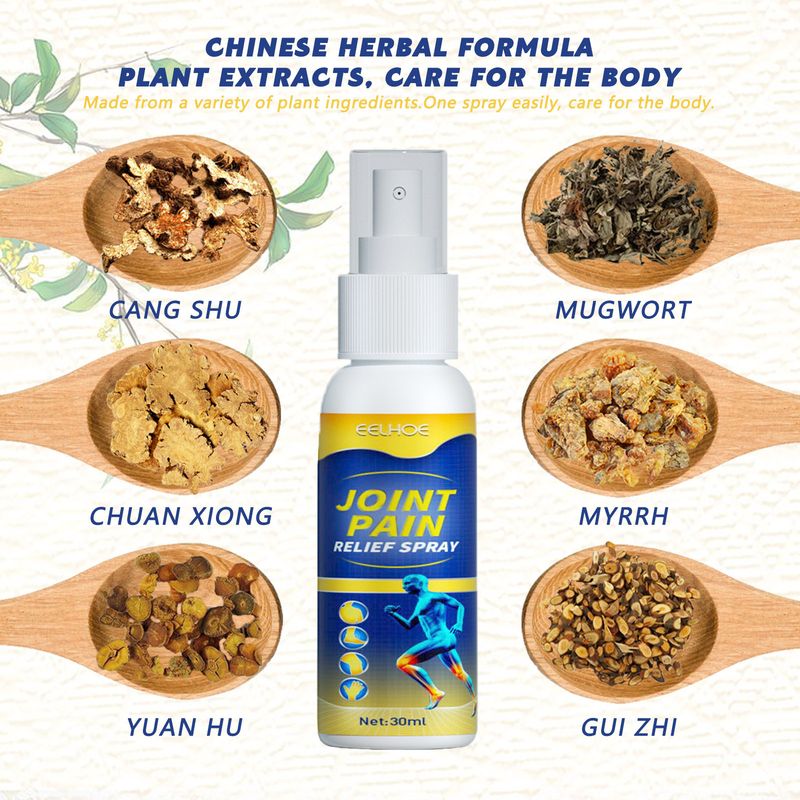 Gelenkspray fir d'Linderung vu Péng an der Bandscheif, Schëller, Lendenwirbelsäule a Knéi_voghion.com