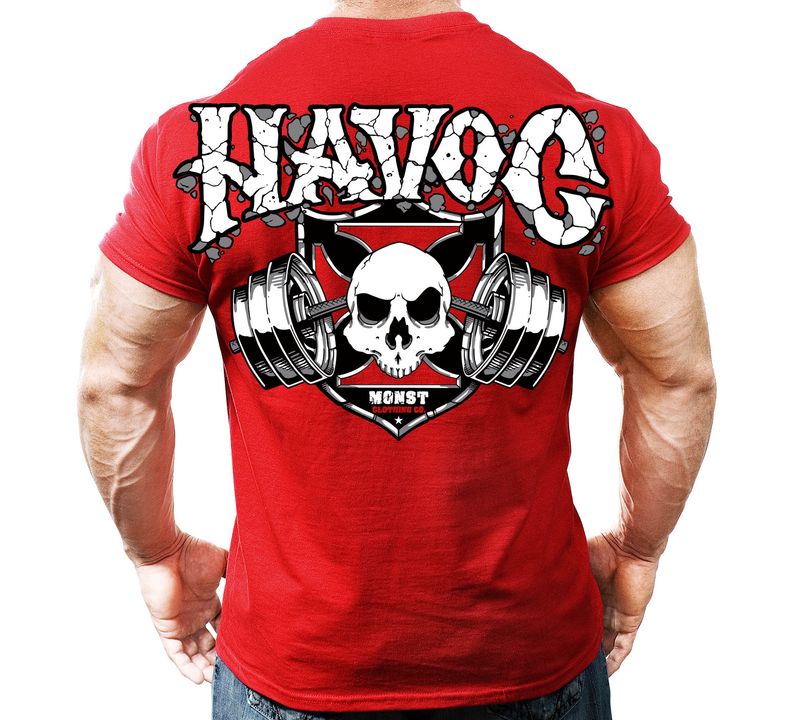 Camiseta de manga corta de algodón para deportes nuevos de hombre, Fitness, ejercicio de carrera, camiseta con estampado grande_voghion.com