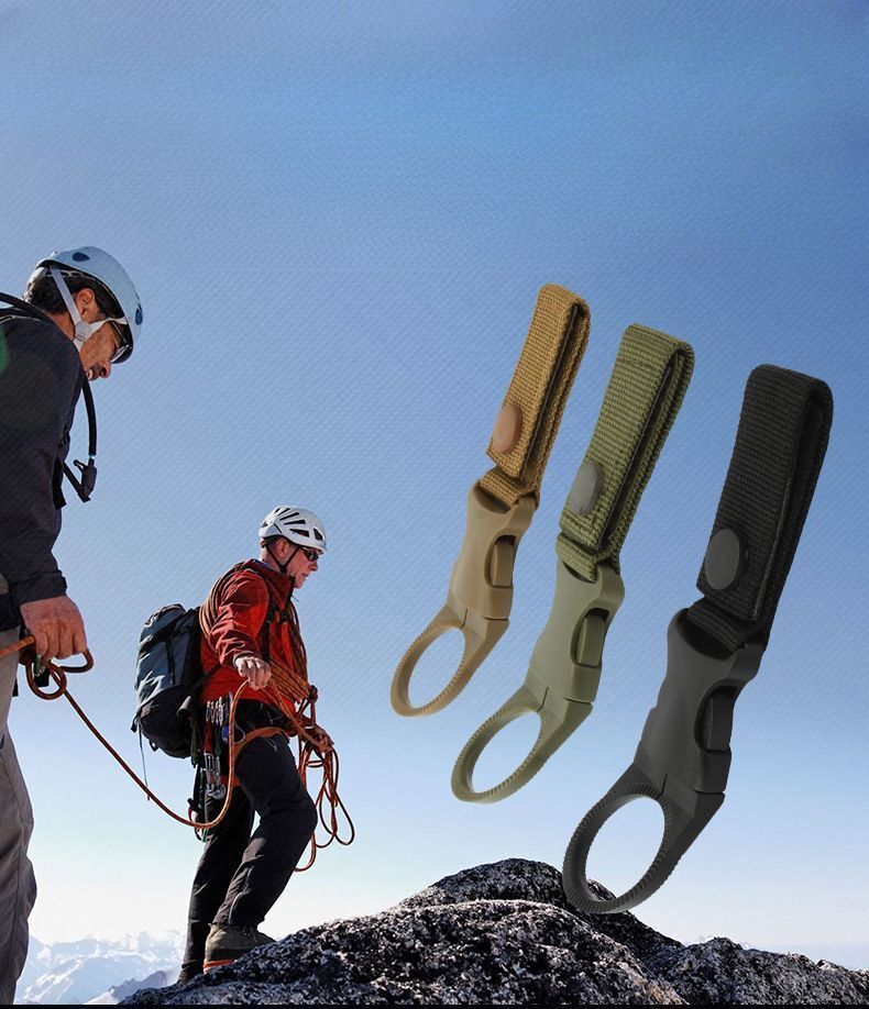 Outdoor Beverage Buckle Mineral Water Bottle Quick Eagle Beak Carabiner Hook Camping Portable Tool_voghion.com