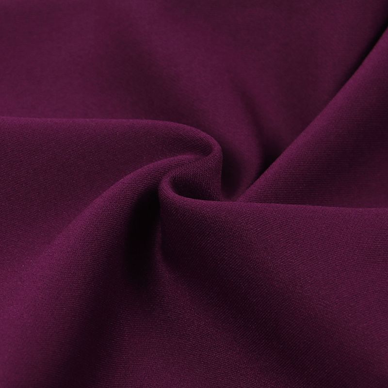 Traje de dos piezas ajustado de manga larga con perlas para mujer_voghion.com