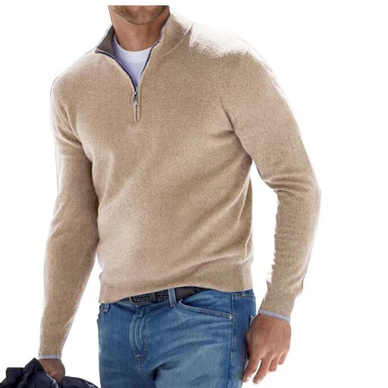 Roupas masculinas 2024 qualidade masculina manga comprida masculino fino quente suéter fino fundo lã suéter_voghion.com