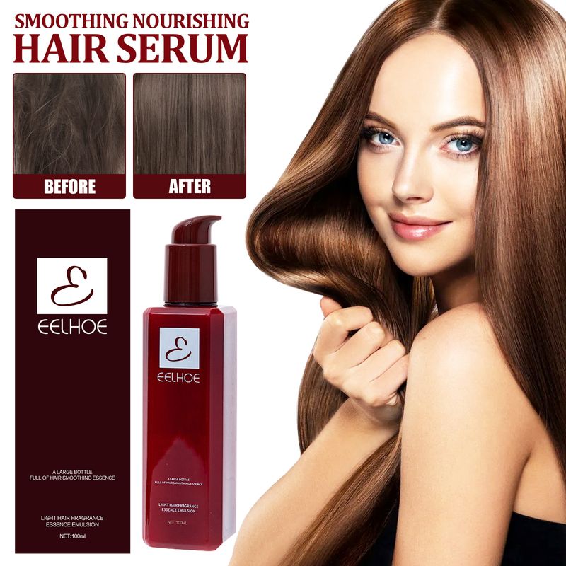 Glatte Haarspülung, Keratin-Behandlung, professionelle Glättung, lockiges Leave-in, Reparatur von beschädigtem Haar, nährendes Serum_voghion.com