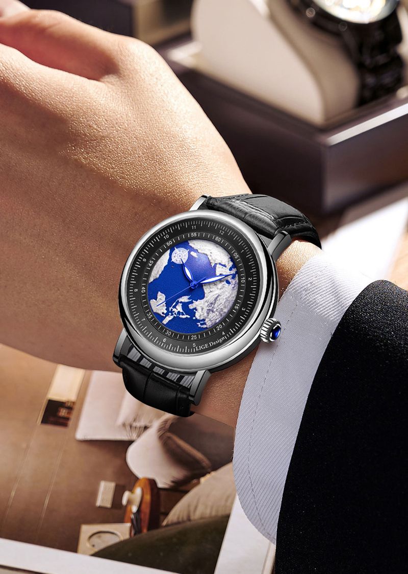 Heren- en damesmode quartzhorloge met roestvrijstalen band, waterbestendig, minimalistisch ontwerp voor zakelijk en casual gebruik_voghion.com