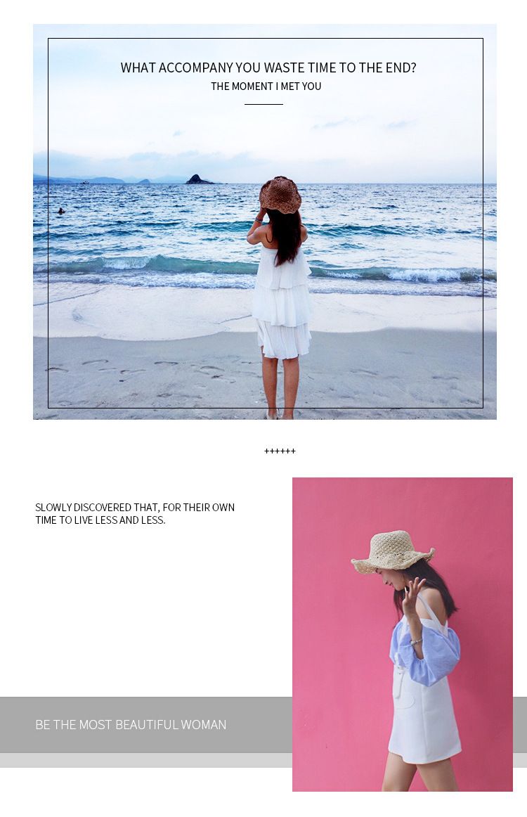 Pdmcms Straw Hat Women's Hat Foldable Beach Versatile in Summer Fresh and Fashionable Beach Vacation Sunshade Hat_voghion.com