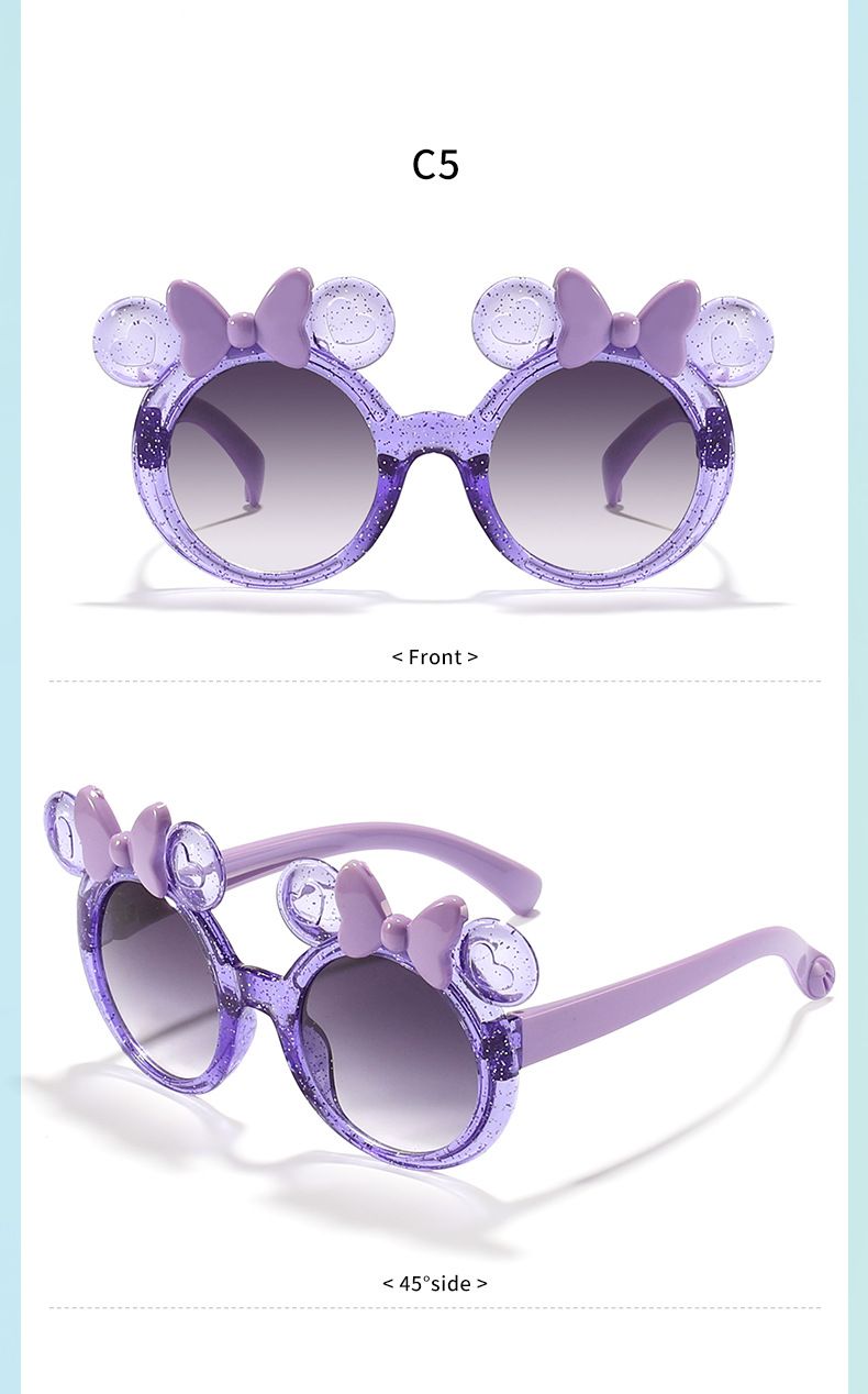 Γυαλιά ηλίου για παιδιά, μητέρες και παιδιά, σε σχήμα φιόγκου, σε χρώμα καραμέλας, για μωρά και κορίτσια, μοντέρνα, χαριτωμένα, κινούμενα σχέδια, γυαλιά ηλίου με κοίλο σχήμα για φωτογραφίες_voghion.com