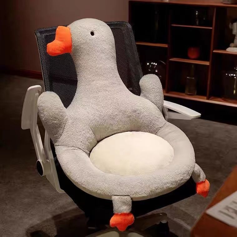 Cojín protector de cintura para silla de oficina con asiento largo para dormitorio, suelo y ventana salediza_voghion.com
