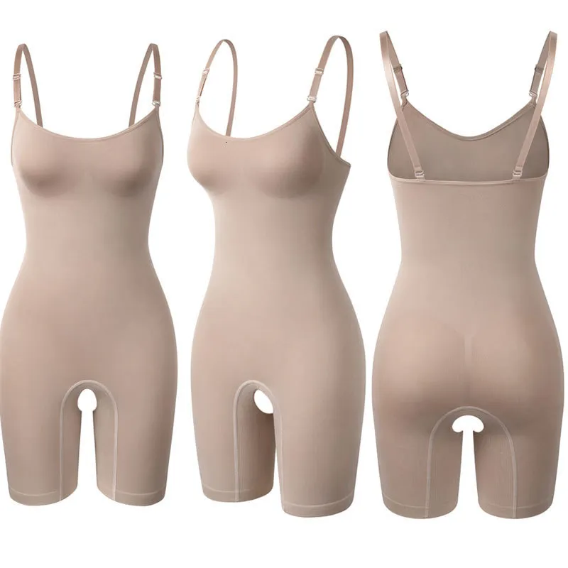 Waist Tummy Shaper Bodysuit Shapewear Women Full Body Shaper Tummy Control Slimming Sheath Butt Lifter Push Up Thigh_voghion.com