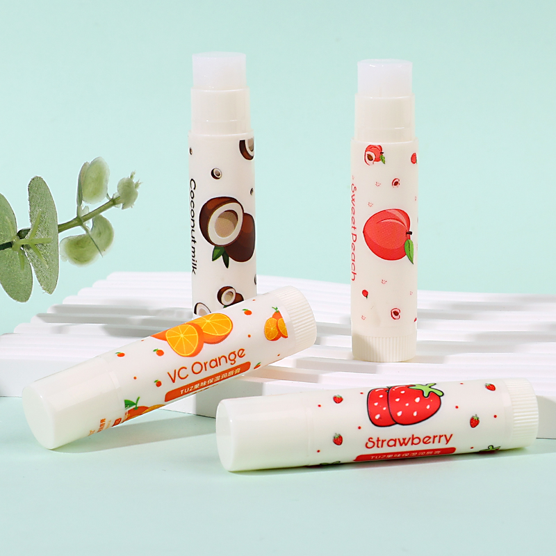 Lip 1PC Fruchtbalsam Pfirsich Nicht klebriger Lipgloss Natürliche lang anhaltende feuchtigkeitsspendende Aufhellung der Lippenlinien Gelee Pl_voghion.com