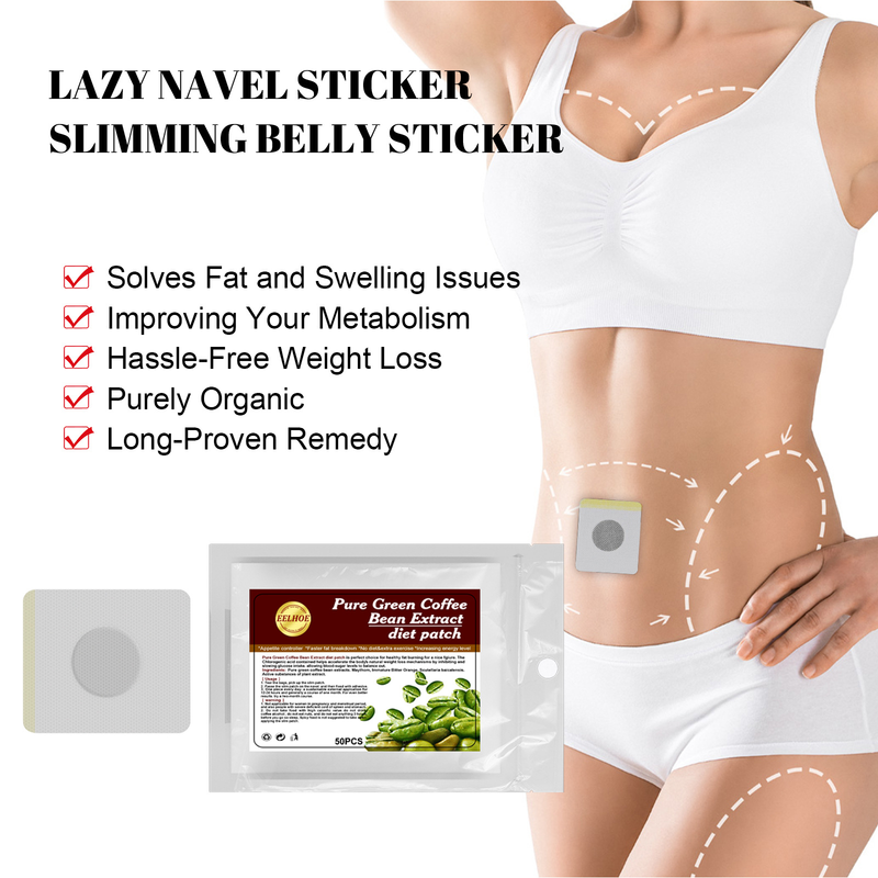 herbal slimming Beautiful navel patch for shaping the body, slimming the large belly, tightening the thigh muscles, an_voghion.com