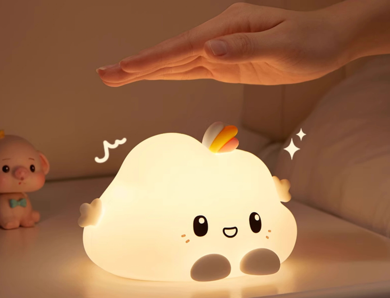 Cloud Silicone Night Internet Celebrity Ta Slee Comanion Nursing High-end Atmoshere Light Deskto Ornament Table_voghion.com