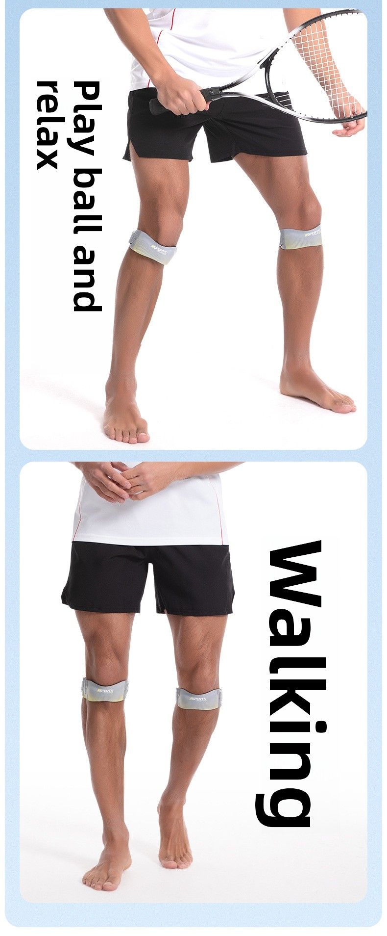 Épaississement de la rotule, stabilisateur de basket-ball, course à pied, cyclisme, absorption des chocs, compression du genou, ménisque, points de protection_voghion.com