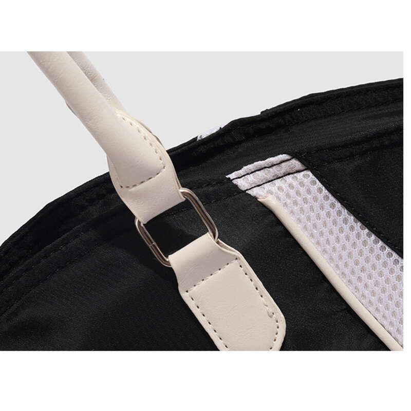 Borsa a tracolla obliqua con tracolla in tessuto di nylon ricamato, nuova borsa casual da donna, grande capacità, modello Hobo, 2025_voghion.com