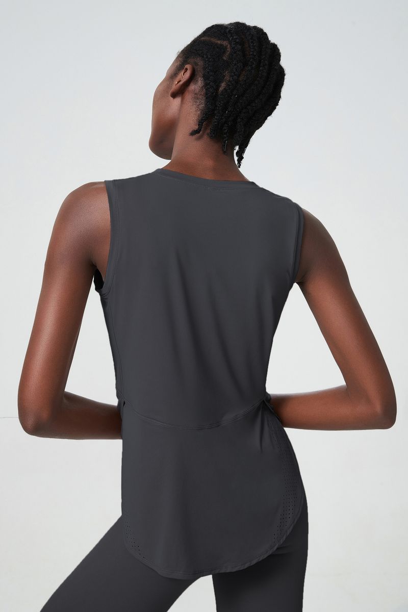 Blazer ampio alla moda da donna, gilet da palestra ad asciugatura rapida_voghion.com
