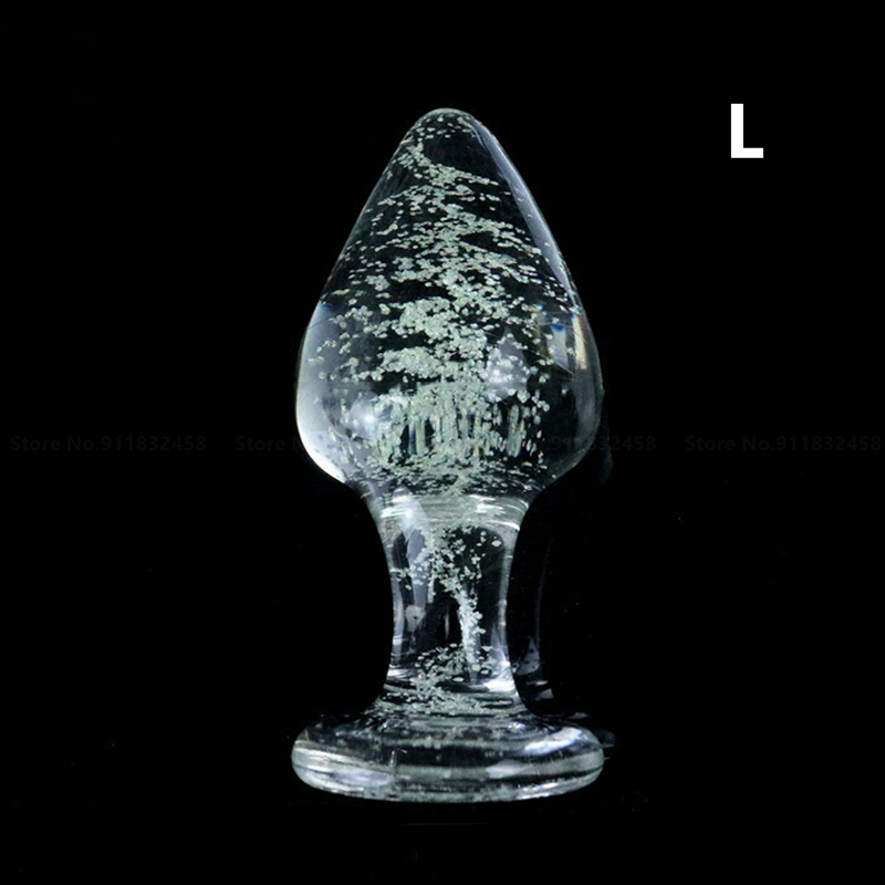 Analspielzeug aus Glas für Frauen und Männer, leuchtender Buttplug aus Glas, kleines Analsexspielzeug, Prostatamassage, Buttplug, Plug für Erwachsene_voghion.com
