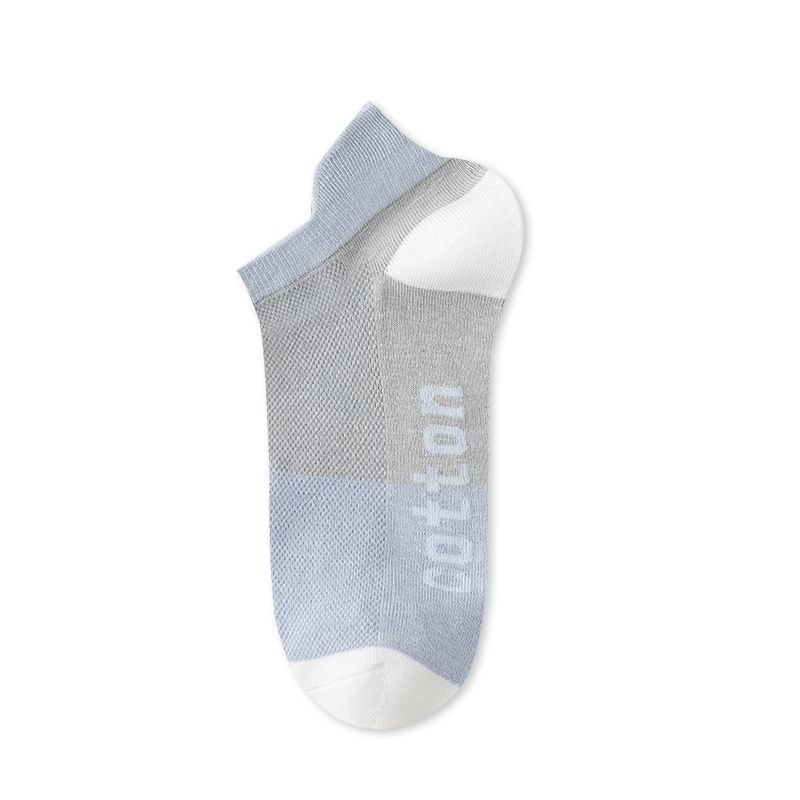 2025e Zhuji Ohr Lift Boot rutschfeste Sommer dünne atmungsaktive kurze Low-Cut Herren Baumwollsocken_voghion.com