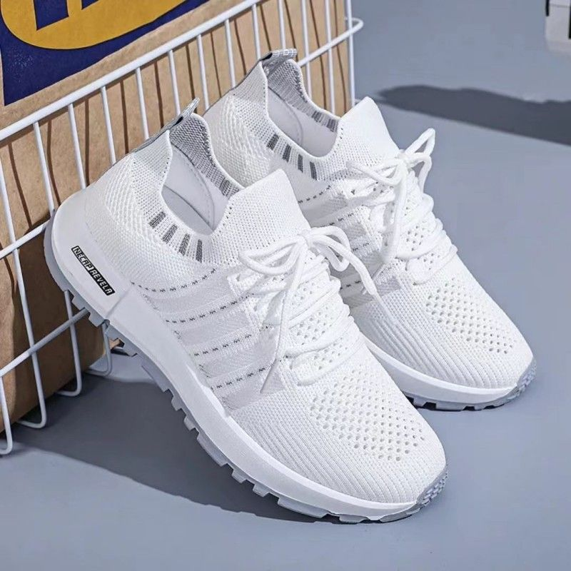 Damen Tennis Arbeitsschuhe Gummisohle Mesh Bequeme Sneakers Schuhe_voghion.com