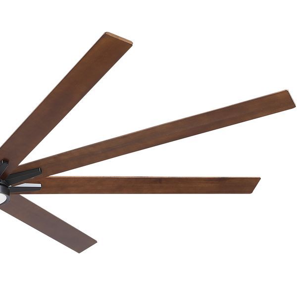 84' Black Lowe Profile Ceiling Fan With Light_voghion.com