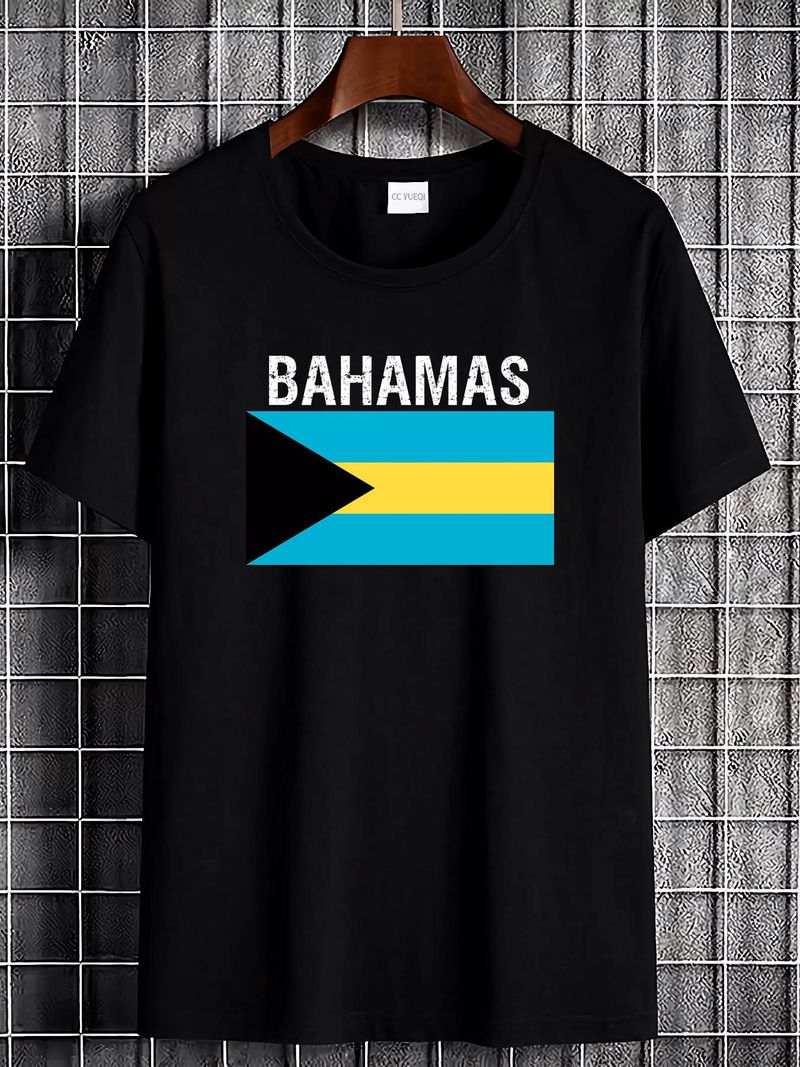 Bahamas, bandiera delle Bahamas, berretto da baseball, snapback, berretto lavorato a maglia, alla moda, traspirante, unisex, leggermente allungato, per l'uso quotidiano, grafico_voghion.com