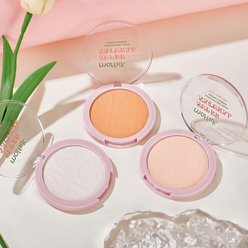 Puder MAFFICK Super Natural Compact Powder für langanhaltendes Make-up, verbessert den Teint, unsichtbare Poren und entfernt kein Make-up_voghion.com