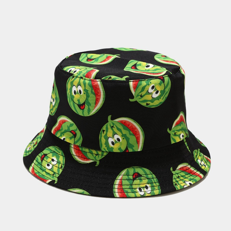 Moda all'ingrosso secchio vario modello di frutta pescatore sole cappello fedora banana fragola prezzo all'ingrosso панама_voghion.com