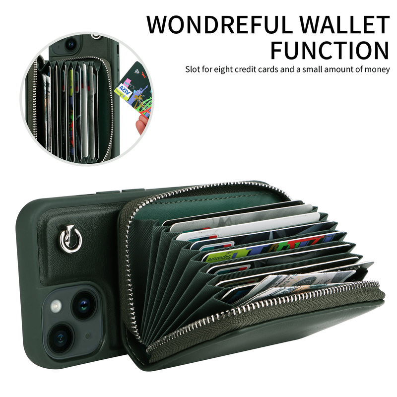 Mobile phone case for Apple 14promax mobile phone case iphone13 anti-fall shell 12 card 15plus crossbody 11 mobile phone case_voghion.com