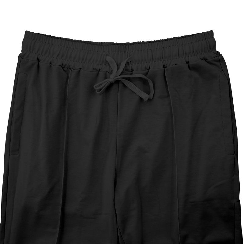 2024 Neue einfarbige Plus-Größen-beiläufige Sommer-Trendy-Loose-Jogginghose für Männer_voghion.com