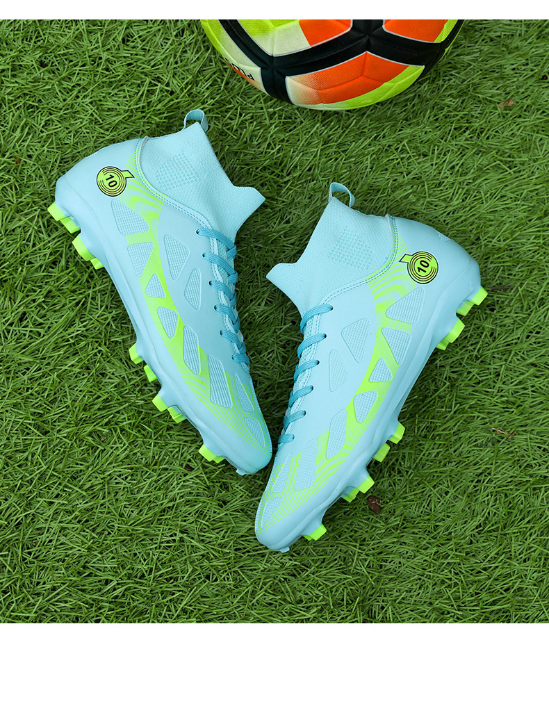 High-Top-Fußballschuhe Herren lange Spike gebrochen Spike Student Kinder professionelle Trainingsschuhe_voghion.com