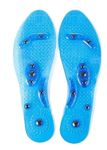 Massaggio magnetico unisex Cuscinetti per scarpe per digitopressione Solette dimagranti per terapia per la perdita di peso Massaggio ai piedi trasparente_voghion.com