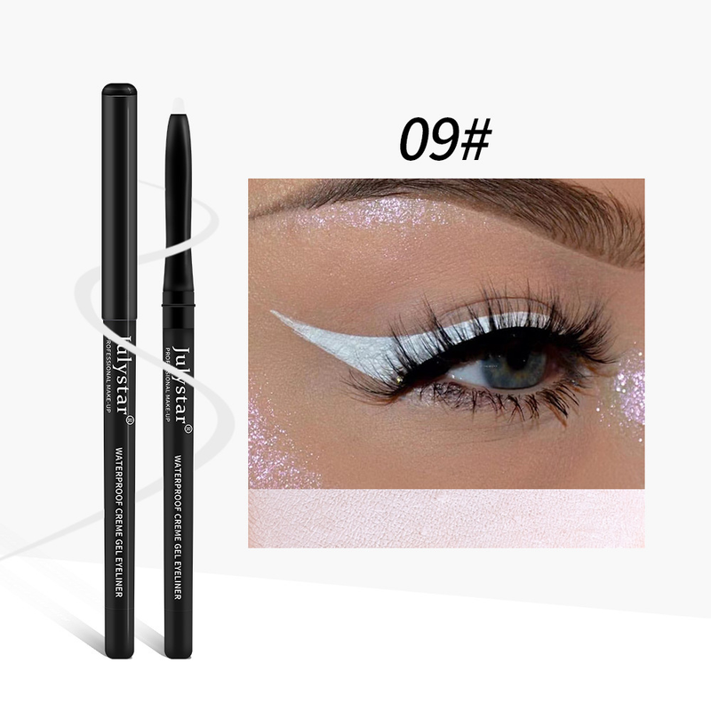 Julystar color gel waterproof and oil proof pen durable eyeliner_voghion.com