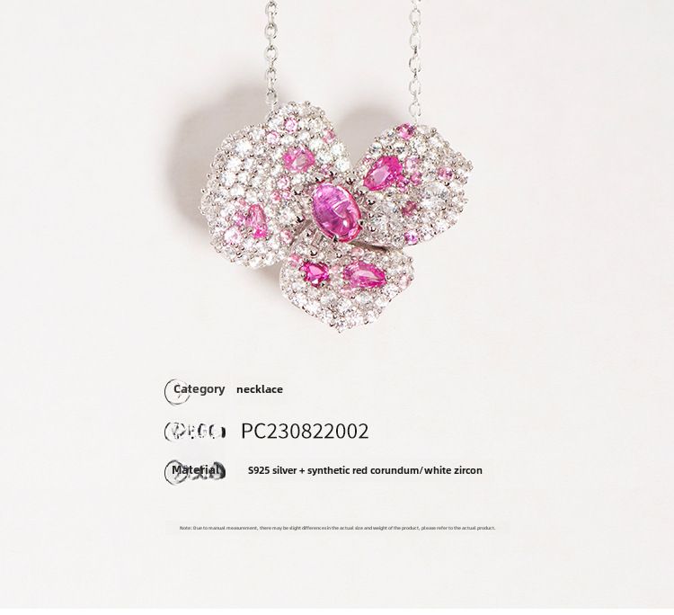 Iris collar temperament fashion elegant niche necklace_voghion.com