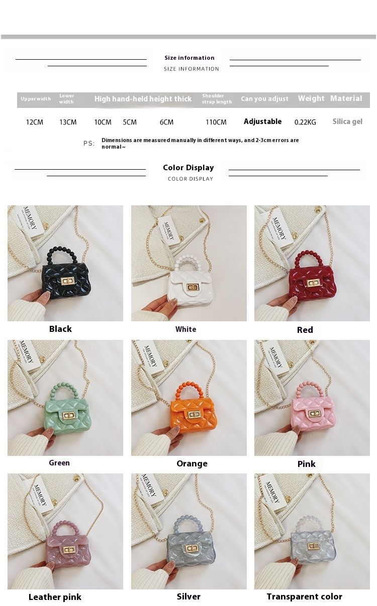 2024 Borsa a tracolla piccola carina per ragazza rossa Internet per bambini in gelatina trasparente Super Fire_voghion.com