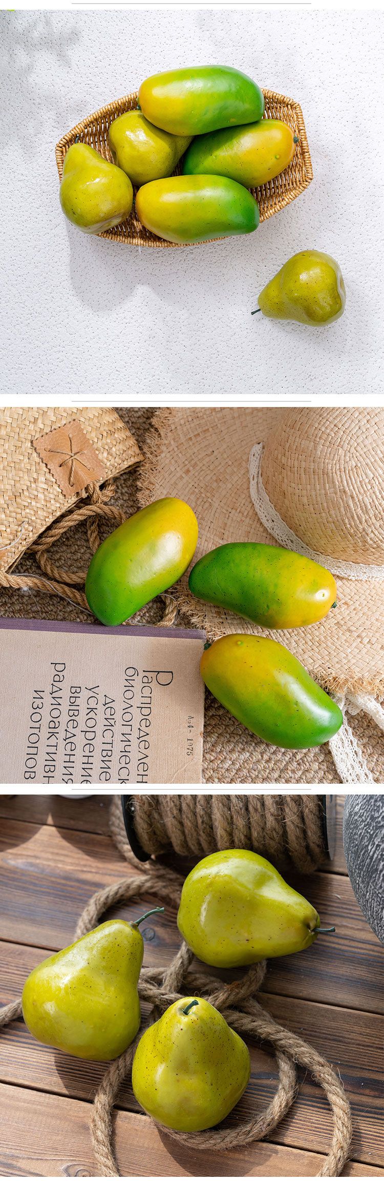 Weighted Simulation Fruit And Vegetable Model Home Decoration Shooting Props Farmhouse Living Room Decoration MW42886_voghion.com