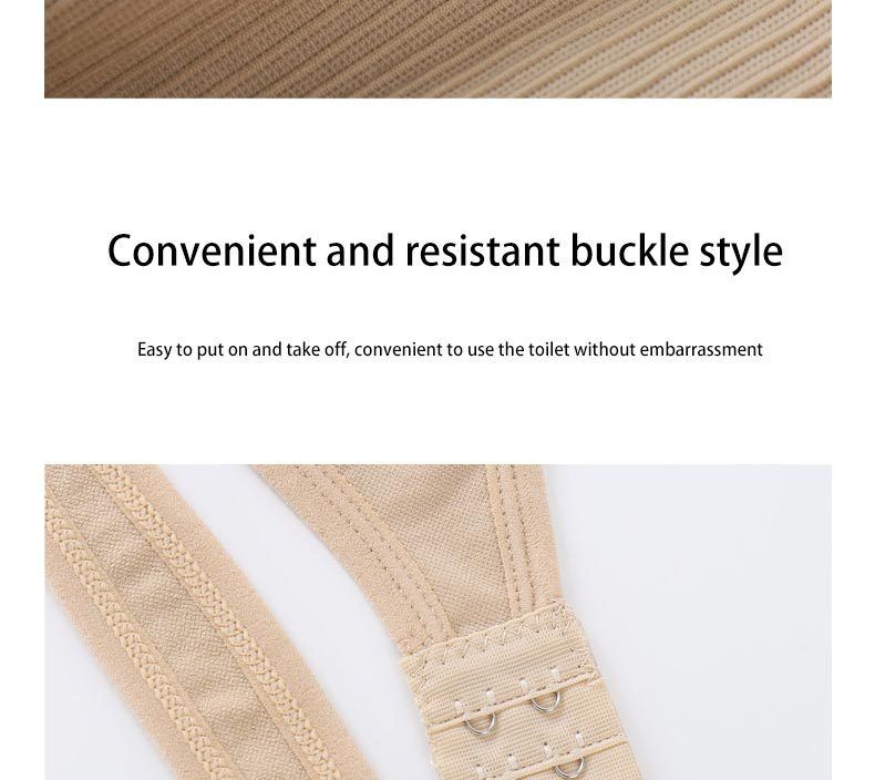 Body Shaping Clothing Vest Strap T-breasted Onesie Postpartum Corset Body Suit_voghion.com