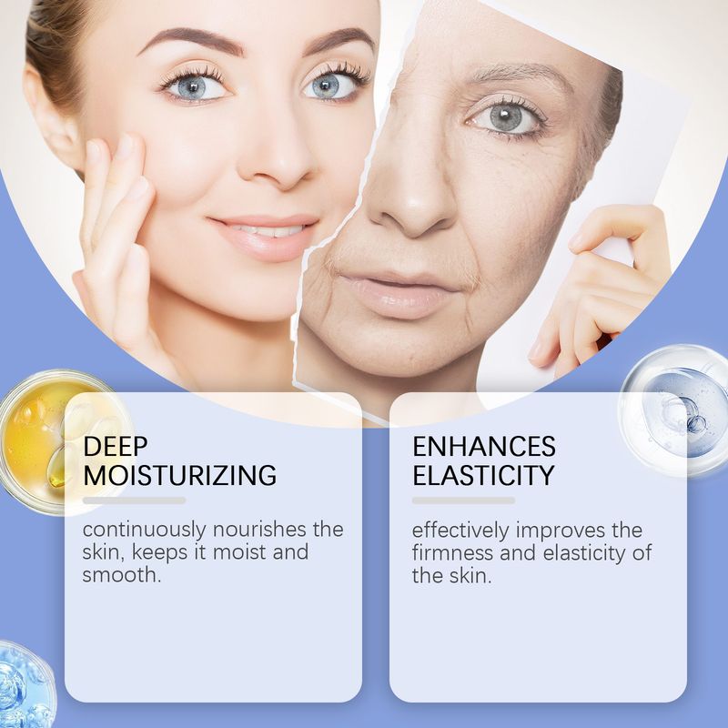 HOYGI Tratament facial pentru fermitate, calmant, estompează liniile uscate, hidratant, ridică conturul, catifelează și hrănește pielea_voghion.com