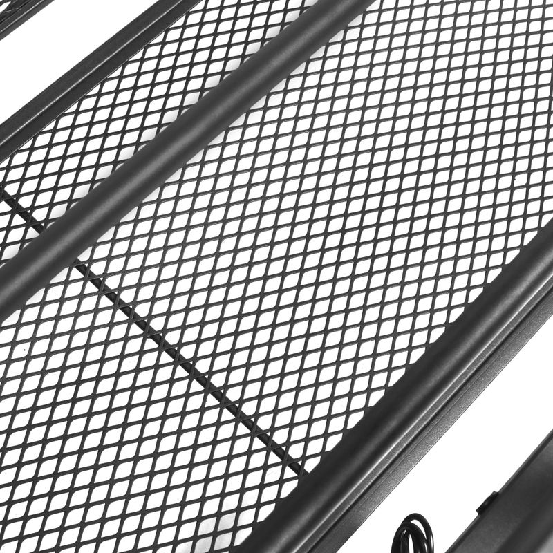 Schwarzes Gaming-Bett Mit Verstellbarer Halterung, LED-Beleuchtung und Unterbett-Aufbewahrungskörben. Großes Metallbett Mit Einer Länge Von 206 Cm._voghion.com