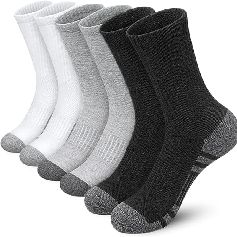 6 pares de calcetines de fútbol de gran tamaño para gimnasio al aire libre, cómodos y suaves de alta calidad para hombre, nuevo estilo_voghion.com