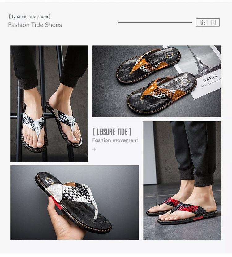 Infradito da esterno versatili tendenza estiva onalizzate scarpe alla moda da uomo, nuovi sandali da indossare all'aperto, alla moda_voghion.com