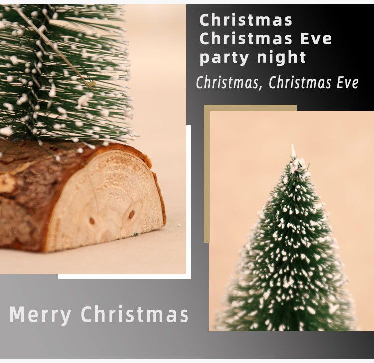 New Tabletop Christmas Tree Ornament Mini Christmas Tree With Lights, Luminous Scene, Festive Atmosphere Arrangement_voghion.com