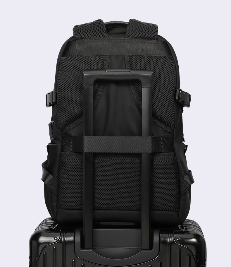 Capacity Business Backpack Large Men's Travel Laptop Bag Multifunctional Canvas Bag 2025 Fall/Winter New_voghion.com