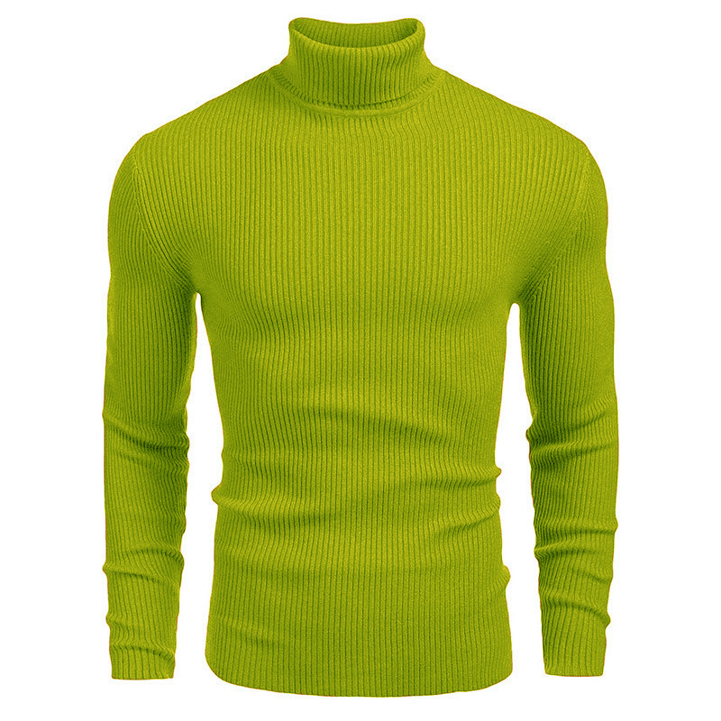 Männerkleeder Männerstrick Männer Rollkragen Hierscht-/Wanterpullover Laangärmlech Pullover_voghion.com